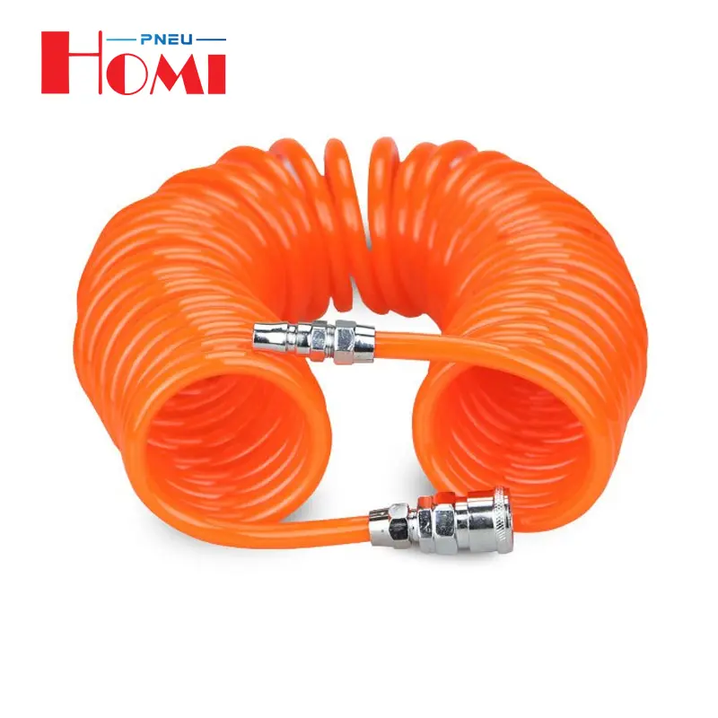 High Pressure Resistance Colorful Spiral Polyurethane Plastic PU Hose Pneumatic Tub