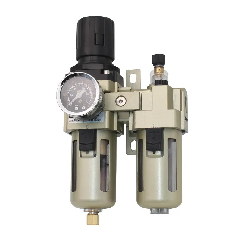 AC3010 Smc Type Pneumatic Air Source Treatment Oil Lubricator And Pressure Gauge