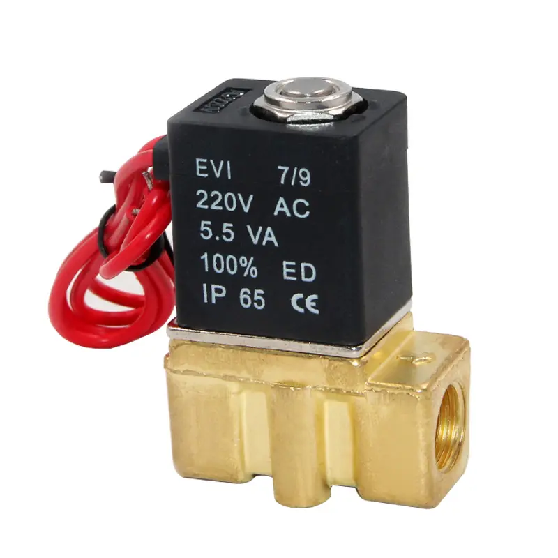 2p025-06 Black Direct Acting Plastic Solenoid Valve