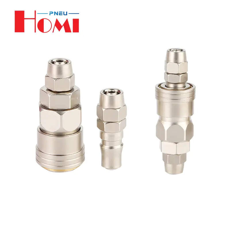 Pneumatic Fitting C-Type Quick Connector High Pressure Coupling Self-Locking Quick Connector SM+PM