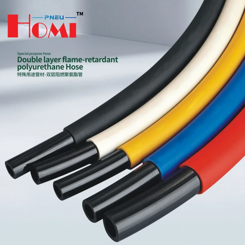Double Layer Pneumatic Air Hose Anti Spark PU Tube Pneumatic Air Tubing