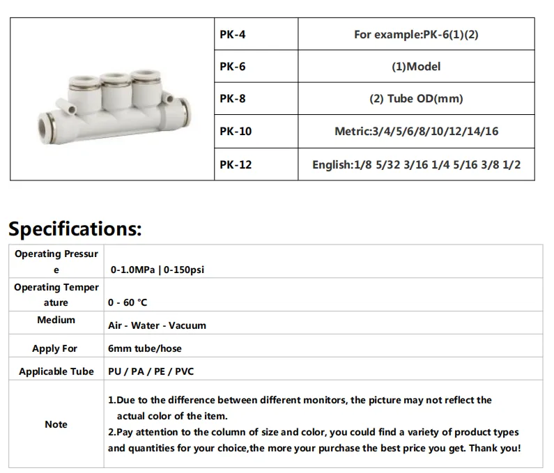 pneumatic fittings PK (2)